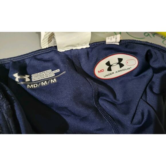 Under Armour Notre Dame Fighting Irish Compression Leggings Sz Medium Blue - Picture 7 of 8